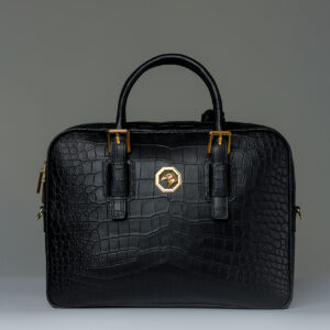 Stefano Ricci Crocodile Business Bag